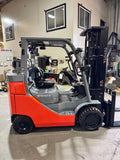 2022 TOYOTA 8FGC35U-BCS 8000 LB LP GAS FORKLIFT CUSHION 92/199" 3 STAGE 871 HOURS MAST STOCK # BF9144539-BUF - United Lift LLC