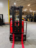 2014 RAYMOND 415-C30TT 3000 LB ELECTRIC DOCK STOCKER FORKLIFT 88/190" 3 STAGE MAST SIDE SHIFTER 3044 HOURS STOCK # BF962879-BUF - United Lift LLC