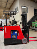 2014 RAYMOND 415-C30TT 3000 LB ELECTRIC DOCK STOCKER FORKLIFT 88/190" 3 STAGE MAST SIDE SHIFTER 3044 HOURS STOCK # BF962879-BUF - United Lift LLC