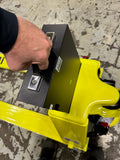2023/2024 BRAND NEW 4400 LB CAPACITY 48" LONG BY 27" WIDE ELECTRIC WALKIE PALLET JACK CUSHION BUILT IN LITHIUM ION 110V CHARGER 1 YEAR WARRANTY STOCK # BF917439-BUF - United Lift Equipment LLC