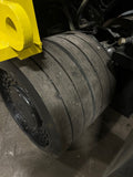 2005 HOIST FKS80 80000 LB CAPACITY DIESEL FORKLIFT CUSHION 147/55" MAST 887 HOURS STOCK # BF9498129-BUF - United Lift LLC