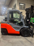 2019 TOYOTA 8FG40U 9000 LB LP GAS FORKLIFT PNEUMATIC 91/132" 2 STAGE CLEAR VIEW MAST SIDE SHIFTING FORK POSITIONER ENCLOSED CAB  HEAT & AC 1302 HOURS STOCK # BF9234199-BUF - United Lift LLC
