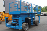 2018 GENIE GS4390RT SCISSOR LIFT 43' REACH DUAL FUEL PNEUMATIC WITH OUTRIGGERS 960 HOURS STOCK # BF9398129-NLE - United Lift LLC