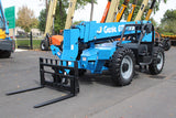 2019 GENIE GTH1056 10000 LB DIESEL TELESCOPIC FORKLIFT TELEHANDLER PNEUMATIC 4WD OUTRIGGERS OPEN CAB 2135 HOURS STOCK # BF9748539-NLE - United Lift LLC