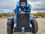 2014 GENIE GTH1056 10000 LB DIESEL TELESCOPIC FORKLIFT TELEHANDLER PNEUMATIC 4WD OUTRIGGERS 3770 HOURS STOCK # BF9741179-VAOH - United Lift Equipment LLC