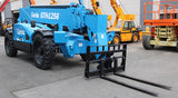 2024 GENIE GTH1256 12000 LB DIESEL TELESCOPIC FORKLIFT TELEHANDLER PNEUMATIC 4WD OUTRIGGERS ENCLOSED CAB WITH HEAT AND A/C 1240 HOURS STOCK # BF91390599-NLE - United Lift LLC