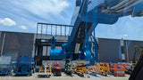 2014 GENIE GTH1544 15000 LB DIESEL TELESCOPIC FORKLIFT TELEHANDLER PNEUMATIC 4WD ENCLOSED CAB WITH HEAT AND AC 1592 HOURS STOCK # BF9998179-NLE - United Lift LLC