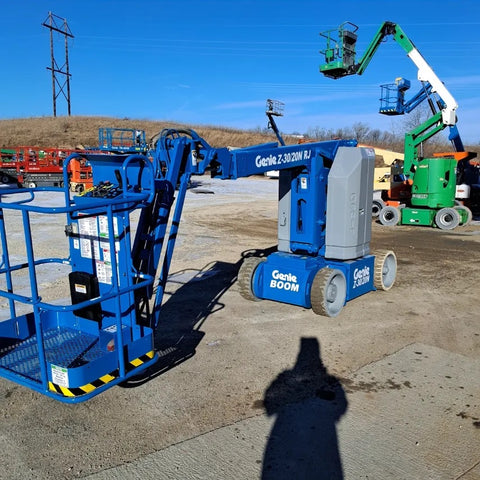 2016 GENIE Z30/20NRJ ARTICULATING BOOM LIFT AERIAL LIFT WITH ROTATING JIB ARM 30' REACH ELECTRIC 312 HOURS STOCK # BF9251739-WIB - United Lift LLC