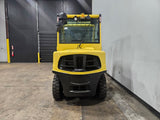 2021 HYSTER H80FT 8000 LB DIESEL FORKLIFT PNEUMATIC 84/174" 3 STAGE MAST SIDE SHIFTER ENCLOSED CAB 1454 HOURS STOCK # BF9218169-ILE