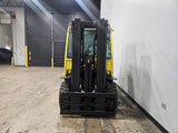 2021 HYSTER H80FT 8000 LB DIESEL FORKLIFT PNEUMATIC 84/174" 3 STAGE MAST SIDE SHIFTER ENCLOSED CAB 1454 HOURS STOCK # BF9218169-ILE