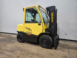2021 HYSTER H80FT 8000 LB DIESEL FORKLIFT PNEUMATIC 84/174" 3 STAGE MAST SIDE SHIFTER ENCLOSED CAB 1454 HOURS STOCK # BF9218169-ILE