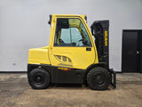 2021 HYSTER H80FT 8000 LB DIESEL FORKLIFT PNEUMATIC 84/174" 3 STAGE MAST SIDE SHIFTER ENCLOSED CAB 1454 HOURS STOCK # BF9218169-ILE