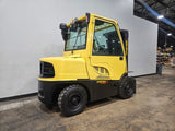 2021 HYSTER H80FT 8000 LB DIESEL FORKLIFT PNEUMATIC 84/174" 3 STAGE MAST SIDE SHIFTER ENCLOSED CAB 1454 HOURS STOCK # BF9218169-ILE