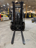 2023 TOYOTA 8FGU25 5000 LB LP GAS FORKLIFT PNEUMATIC 85/187" 3 STAGE MAST SIDE SHIFTER 748 HOURS STOCK # BF9194119-BUF