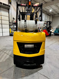 2020 CATERPILLAR 2C6000 6000 LB LP GAS FORKLIFT CUSHION 82/185" 3 STAGE MAST SIDE SHIFTER 972 HOURS STOCK # BF9115279-BUF