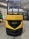 2021 CATERPILLAR/MITSUBISHI FGC25N 5000 LB LP GAS FORKLIFT CUSHION 82/187" 3 STAGE MAST SIDE SHIFTER 836 HOURS STOCK # BF9118459-BUF