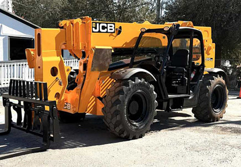 2017 JCB 510-56 10000 LB DIESEL OUTRIGGERS TELESCOPIC FORKLIFT TELEHANDLER 4WD 3394 HOURS STOCK # BF9585129-NLE - United Lift LLC