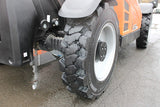 2016 JLG 1255 12000 LB DIESEL TELESCOPIC FORKLIFT TELEHANDLER PNEUMATIC 4WD OUTRIGGERS CAB WITH HEAT AND AC 2859 HOURS STOCK # BF9998739-NLE - United Lift Equipment LLC
