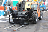 2016 JLG 1255 12000 LB DIESEL TELESCOPIC FORKLIFT TELEHANDLER PNEUMATIC 4WD OUTRIGGERS CAB WITH HEAT AND AC 3350 HOURS STOCK # BF91198729-NLE - United Lift Equipment LLC