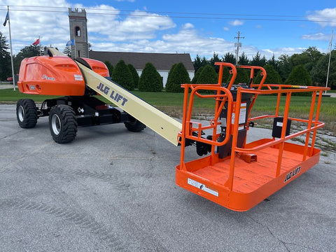 2014 JLG 400S TELESCOPIC BOOM LIFT AERIAL LIFT 40' REACH DUAL FUEL 4WD 3480/3560 HOURS STOCK # BF9295129-PAB - United Lift LLC