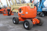 2017 JLG 450AJ ARTICULATING BOOM LIFT AERIAL LIFT WITH JIB ARM 45' REACH DIESEL 4WD 1595 HOURS STOCK # BF9398619-NLE - United Lift LLC