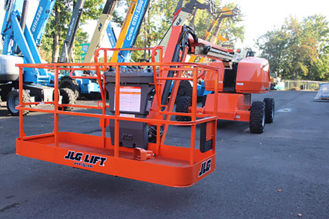 2022 JLG 460SJ TELESCOPIC STRAIGHT BOOM LIFT AERIAL LIFT WITH JIB ARM 46' REACH DIESEL 4WD 2621 HOURS STOCK # BF9545279-NLE - United Lift LLC