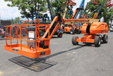 2014 JLG 460SJ TELESCOPIC STRAIGHT BOOM LIFT AERIAL LIFT WITH JIB ARM 46' REACH DIESEL 4WD 2014 HOURS STOCK # BF9349719-NLE - United Lift LLC