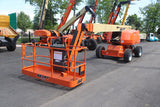 2018 JLG 660SJ TELESCOPIC STRAIGHT BOOM LIFT AERIAL LIFT WITH JIB ARM 66' REACH DIESEL 4WD 2260 HOURS STOCK # BF9649129-NLE - United Lift LLC