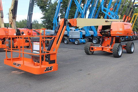 2022 JLG 670 SJ TELESCOPIC STRAIGHT BOOM LIFT AERIAL LIFT WITH JIB ARM 67' REACH DIESEL 4WD 898 HOURS STOCK # BF91025129-NLEQ - United Lift LLC