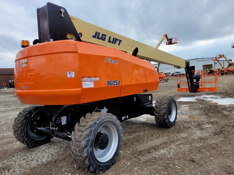 2024 JLG 860SJ STRAIGHT BOOM LIFT AERIAL LIFT WITH JIB ARM 86' REACH DIESEL 4WD STOCK # BF91321189-VAOH - United Lift LLC