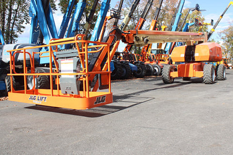 2018 JLG 860SJ STRAIGHT BOOM LIFT AERIAL LIFT WITH JIB ARM 86' REACH DIESEL 4WD 565 HOURS STOCK # BF9748529-NLE - United Lift LLC