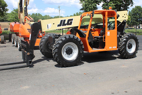 2015 JLG G6-42A 6000 LB DIESEL TELESCOPIC FORKLIFT TELEHANDLER PNEUMATIC 4WD AUXILIARY HYDRAULICS 3722 HOURS STOCK # BF9459879-NLE - United Lift LLC
