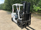2014 NISSAN/UNICARRIERS FHD25 5000 LB DIESEL FORKLIFT PNEUMATIC 85/189" 3 STAGE MAST SIDE SHIFTER 5087 HOURS STOCK # BF9175139-TXB - United Lift LLC