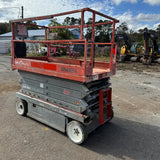 2013 SKYJACK SJ4632 SCISSOR LIFT 32' REACH ELECTRIC SMOOTH CUSHION TIRES 349 HOURS STOCK # BF956549-WIBFL - United Lift LLC
