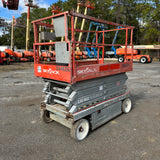 2013 SKYJACK SJ4632 SCISSOR LIFT 32' REACH ELECTRIC SMOOTH CUSHION TIRES 349 HOURS STOCK # BF956549-WIBFL - United Lift LLC