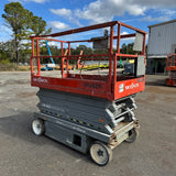 2013 SKYJACK SJ4632 SCISSOR LIFT 32' REACH ELECTRIC SMOOTH CUSHION TIRES 349 HOURS STOCK # BF956549-WIBFL - United Lift LLC