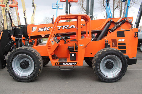 2019 SKYTRAK 10054 10000 LB DIESEL TELESCOPIC FORKLIFT TELEHANDLER OUTRIGGERS OPEN CAB 1502 HOURS STOCK # BF9897529-NLE - United Lift LLC