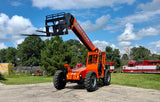 2016 SKYTRAK 6042 6000 LB DIESEL TELESCOPIC FORKLIFT TELEHANDLER PNEUMATIC 4WD OPEN CAB 2691 HOURS STOCK # BF9408579-WIB - United Lift LLC