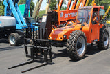 2016 SKYTRAK 8042 8000 LB DIESEL TELESCOPIC FORKLIFT TELEHANDLER PNEUMATIC 4WD 2375 ENCLOSED HEATED CAB HOURS STOCK # BF9629779-NLE - United Lift LLC