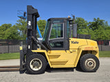 2006 YALE GDP210 21000 LB DIESEL FORKLIFT PNEUMATIC 143/147" 2 STAGE MAST DUAL DRIVE TIRES SIDE SHIFTER ENCLOSED CAB 6500 HOURS STOCK # BF9393130-RIL - United Lift LLC
