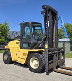 2006 YALE GDP210 21000 LB DIESEL FORKLIFT PNEUMATIC 143/147" 2 STAGE MAST DUAL DRIVE TIRES SIDE SHIFTER ENCLOSED CAB 6500 HOURS STOCK # BF9393130-RIL - United Lift LLC