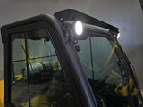 2023 YALE GLP120VX 12000 LB LP GAS FORKLIFT PNEUMATIC 109/221" 3 STAGE FULL FREE LIFT MAST SIDE SHIFTING FORK POSITIONER ENCLOSED CAB 1214 HOURS STOCK # BF9325799-ILE