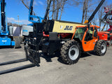 2018 JLG 1255 12000 LB DIESEL TELESCOPIC FORKLIFT TELEHANDLER PNEUMATIC ENCLOSED HEATED CAB & AC OUTRIGGERS 4WD 2512 HOURS STOCK # BF91395159-NLPA - United Lift Equipment LLC