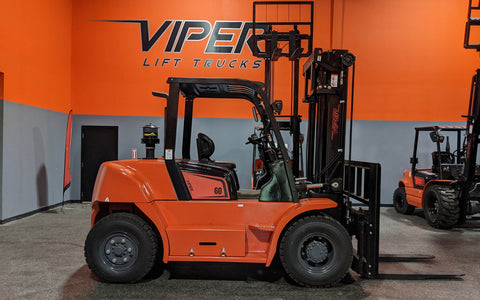 2021 VIPER FD60 13500 LB DIESEL FORKLIFT DUAL PNEUMATIC 112/146" 2 STAGE MAST SIDE SHIFTER STOCK # BF9443249-ILIL - United Lift Used & New Forklift Telehandler Scissor Lift Boomlift