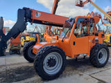 2016 SKYTRAK 6036 6000 LB DIESEL TELESCOPIC FORKLIFT TELEHANDLER PNEUMATIC 4WD ENCLOSED CAB w/HEAT 1494 STOCK # BF9655419-VAOH - United Lift Equipment LLC