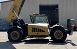 2010 CAT TL1255 12000 LB DIESEL TELESCOPIC FORKLIFT TELEHANDLER PNEUMATIC 4WD OUTRIGGERS ENCLOSED CAB 4400 HOURS STOCK # BF9847589-NLEQ - United Lift Equipment LLC