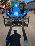 2015 GENIE GTH1056 10000 LB DIESEL TELESCOPIC FORKLIFT TELEHANDLER PNEUMATIC 4WD OUTRIGGERS OPEN CAB 3245 HOURS STOCK # BF9874549-NLEQ - United Lift Equipment LLC