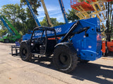 2015 GENIE GTH1056 10000 LB DIESEL TELESCOPIC FORKLIFT TELEHANDLER PNEUMATIC 4WD OUTRIGGERS OPEN CAB 3245 HOURS STOCK # BF9874549-NLEQ - United Lift Equipment LLC