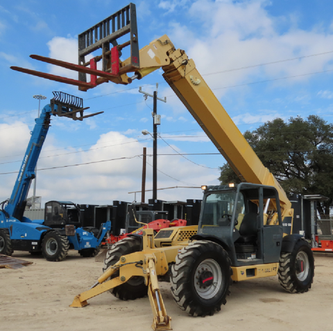 2017 GEHL DL12-55 12000 LB DIESEL TELESCOPIC FORKLIFT TELEHANDLER PNEUMATIC OUTRIGGERS 1780 HOURS STOCK # BF91298729-NLPA - United Lift Equipment LLC