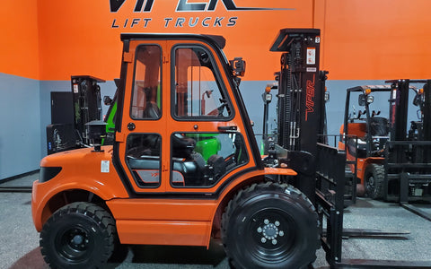 2021 VIPER RTD35 8000 LB DIESEL FORKLIFT PNEUMATIC 92/189" 3 STAGE MAST SIDE SHIFTER ENCLOSED HEATED CAB STOCK # BF9413139-ILIL - United Lift Used & New Forklift Telehandler Scissor Lift Boomlift